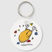 Roast Chicken Sleutelhanger (Achterkant)