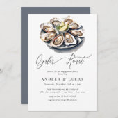Roast Oyster | Invitations des parties d'engagemen (Devant / Derrière)