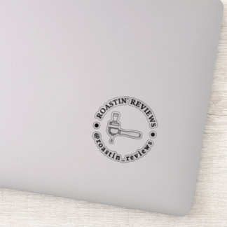 Roastin Review Sticker
