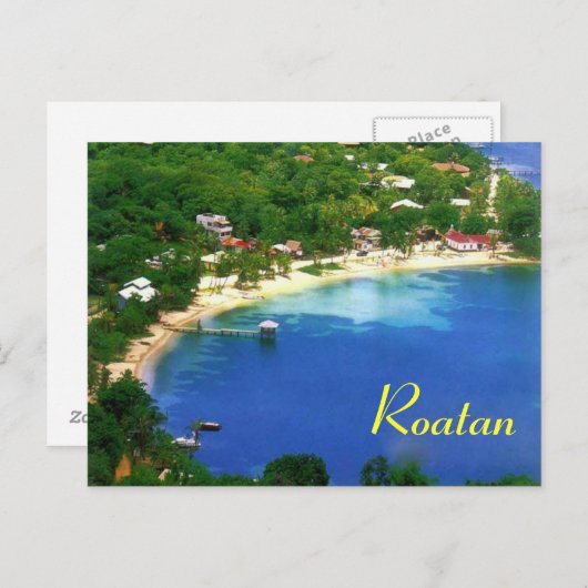 Roatan briefkaart (Voorkant / Achterkant)