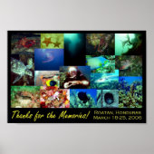 Roatan Collage Poster (Voorkant)