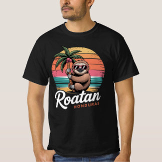 Roatan Honduras Luiaard, Roatan Luiaard, Roatan T-shirt