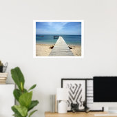 roatán pier poster (Thuiskantoor)