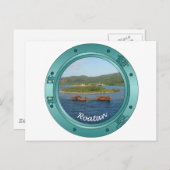 Roatan Porthole Briefkaart (Voorkant / Achterkant)