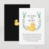 Rob-A-Dub-Dub gele rubberdeklare boeken voor Baby Informatiekaartje (Voorkant / Achterkant)