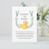 Rob-A-Dub-Dub gele rubberdeklare boeken voor Baby Informatiekaartje (Staand voorkant)