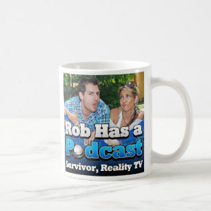 Rob heeft een Mok van de Koffie van de Podcast