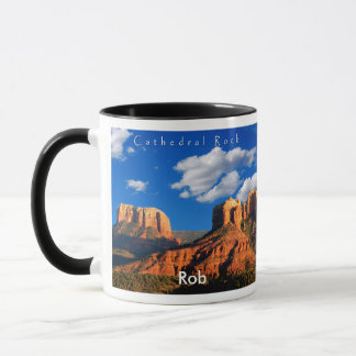 Rob op Cathedral Rock en Courthouse Mok