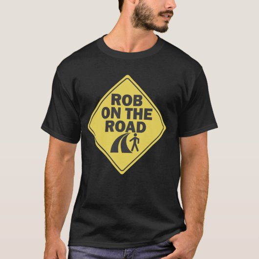 Rob op het T-shirt voor de weg (Voorkant)