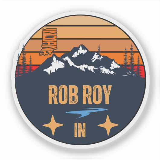 Rob Roy, Indiana Sticker (Voorkant)