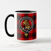 Rob Roy MacGregor Clan Badge & Tartan Mok (Links)