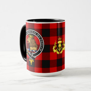 Rob Roy MacGregor Clan Badge & Tartan Mok
