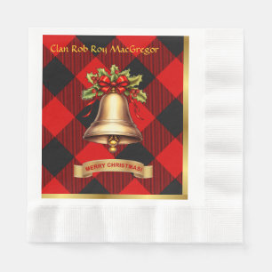 Rob Roy MacGregor Gepersonaliseerde Tartan Kerstmi Servet