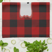 Rob Roy Tartan Rood & Zwart Keuken & Sporthanddoek Theedoek (Gevouwen)