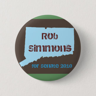 Rob Simmons for Senate-toets Ronde Button 5,7 Cm