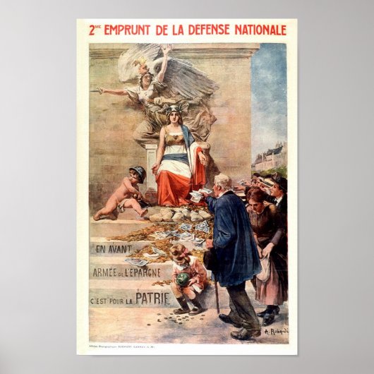 Robaudi Alcide Théophile  Franse Advert Poster (Voorkant)