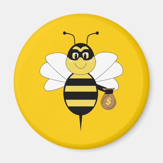 RobBee Bumble Bee Magnet Magneet (Voorkant)