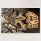 Robber Fly Profile Asildae Artistic Close Up Legpuzzel (Horizontaal)