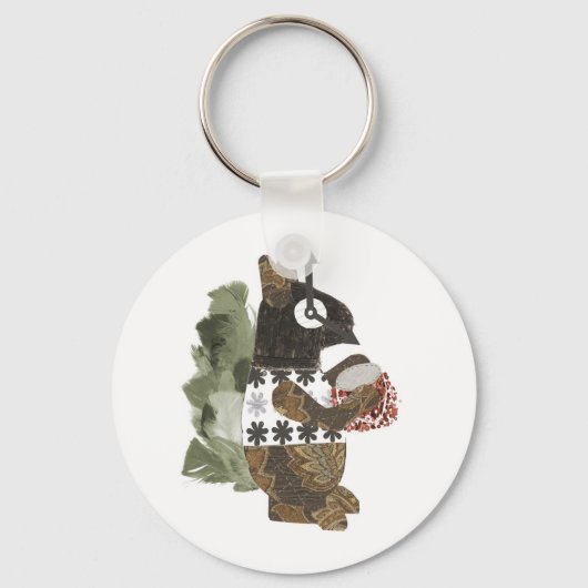 Robber Squirrel Keyring Sleutelhanger (Voorkant)