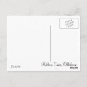 Robbers Caves Oklahoma Briefkaart (Achterkant)