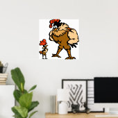 Robbey Rooster Poster (Thuiskantoor)