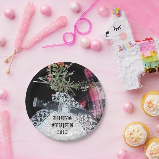 Robbie Burns assiettes décontractées (Fête)