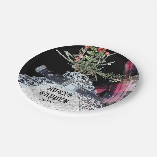 Robbie Burns assiettes décontractées (Angle)