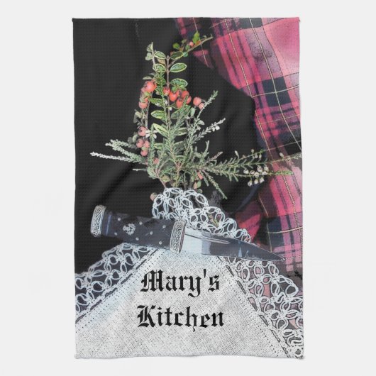 Robbie Burns casual theedoeken (Verticaal)