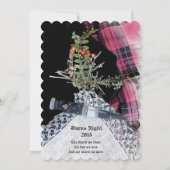 Robbie Burns Dîner Décontracté invitation (Devant)