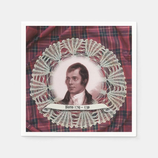 Robbie Burns Highland napkins Servet (Voorkant)