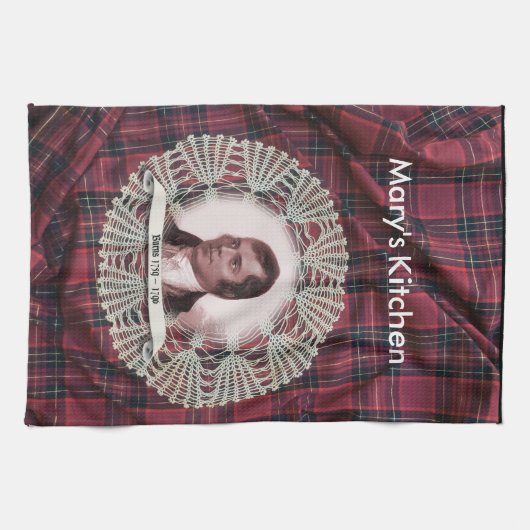 Robbie Burns Highland serviette à thé (Horizontal)