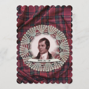 Robbie Burns Highland uitnodiging
