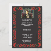 Robbie Burns Invitation en verre tendu (Devant)