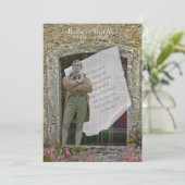 Robbie Burns Oude Steen en Heather Kaart (Staand voorkant)