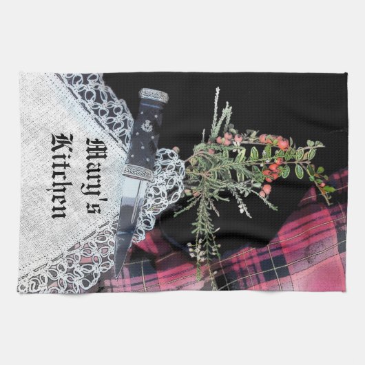 Robbie Burns serviette de thé décontractée (Horizontal)