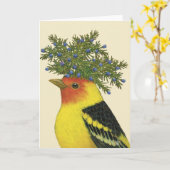 Robbie la carte tanager (Fleur jaune)