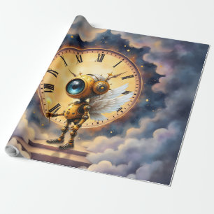 Robby de gevleugelde tijdwaarnemer – Wings of Time Cadeaupapier