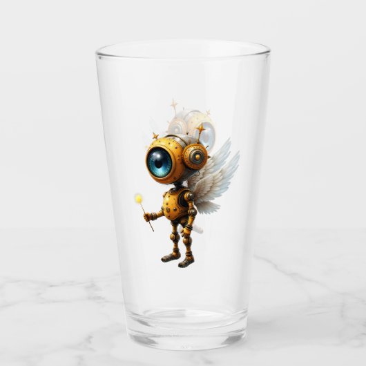 Robby the Winged Timekeeper – Wings of Time Series Glas (Voorkant)