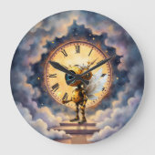 Robby the Winged Timekeeper – Wings of Time Series Grote Klok (Voorkant)