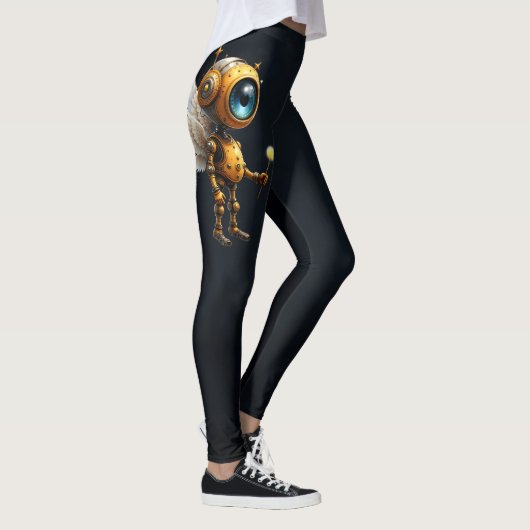 Robby the Winged Timekeeper – Wings of Time Series Leggings (Rechts)