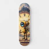 Robby the Winged Timekeeper – Wings of Time Series Skateboard (Voorkant)