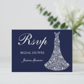 Robe à paillettes blanches Anniversaire / Réponse (Debout devant)