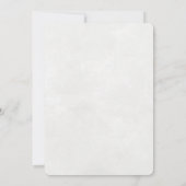 Robe à paillettes pour douche de mariée Invitation (Dos)