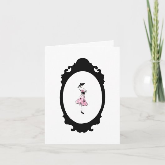 Robe à pois ~ Cartes / Invitations (Devant)