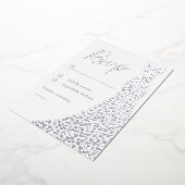 Robe Argent Robe Mariée Ou Carte RSVP Anniversaire (Rotation)