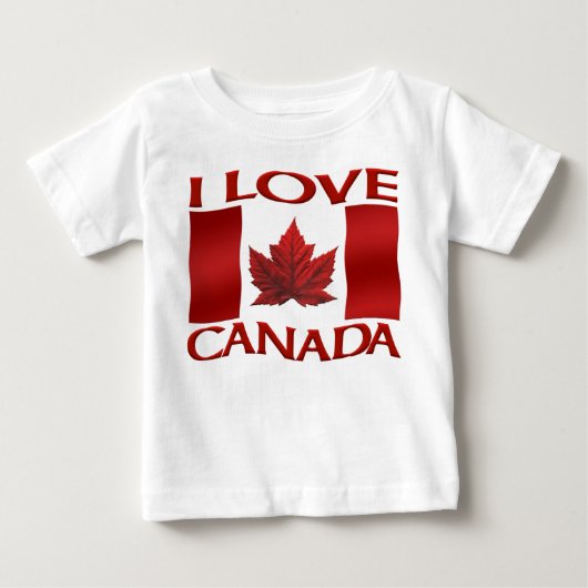 Robe bébé J'aime Canada Robes bébé Canada (Devant)