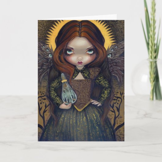 "Robe carte de voeux d'alchimie" (Devant)