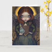 "Robe carte de voeux d'alchimie" (Fleur jaune)