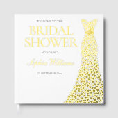 Robe Coeur Gold Foil Fête des mariées Or (Recto)