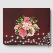 Robe de diamant princesse feuille d'argent Quincea (Verso)